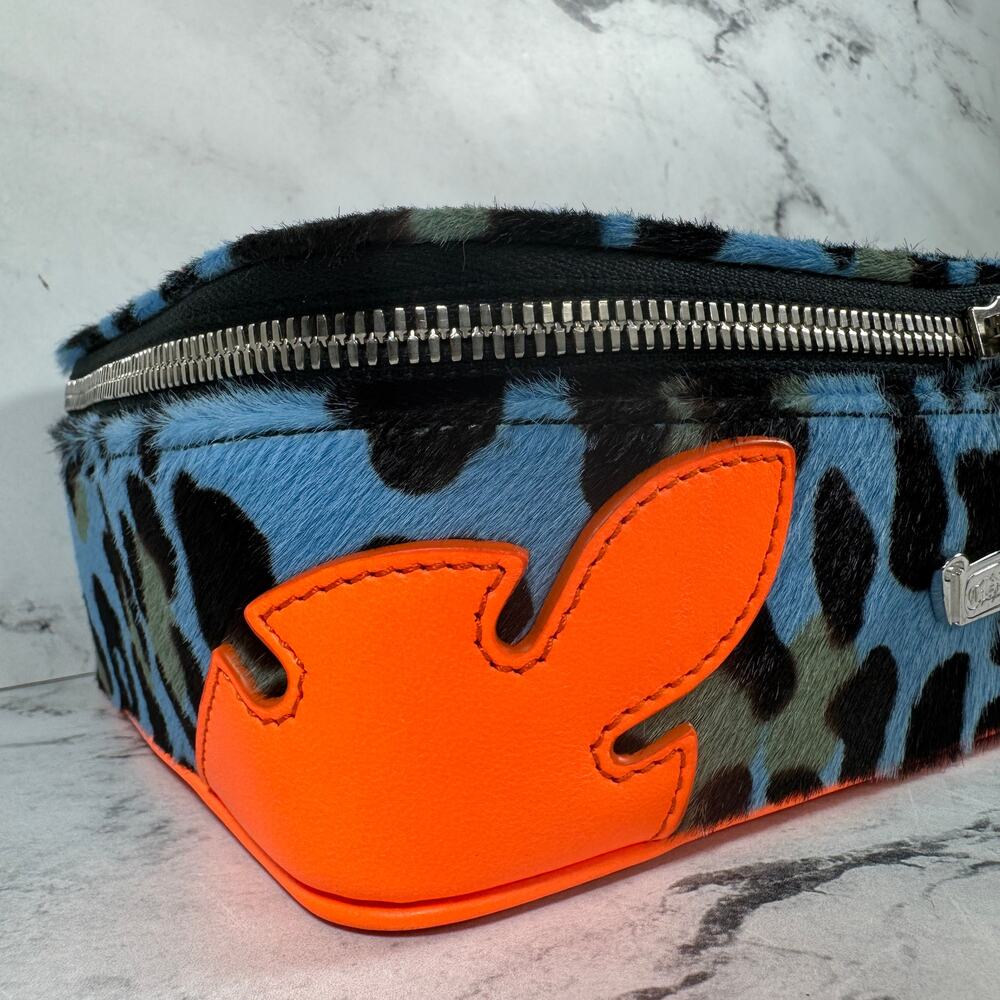 Chrome Hearts Jewelry Case  St Barth Exclusive Leopard Pony Hair Box Bag Clutch - Picture 9 of 16